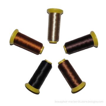 China Nylon Hair Weaving Thread For Hair Extensions Weaving